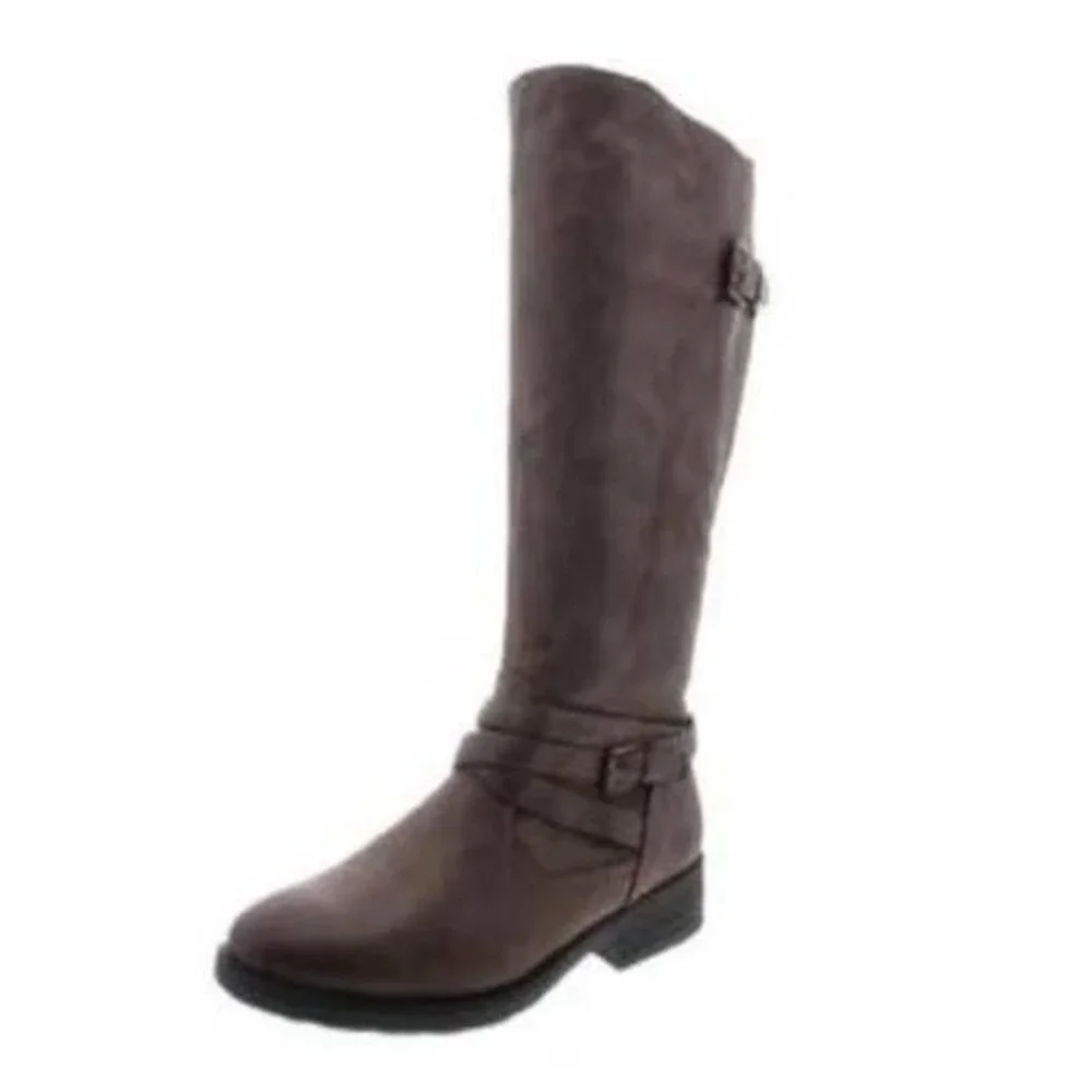 BareTraps Alysha Tall Riding Boots Size 5 Tan Knee High Equestrian Old Money NEW